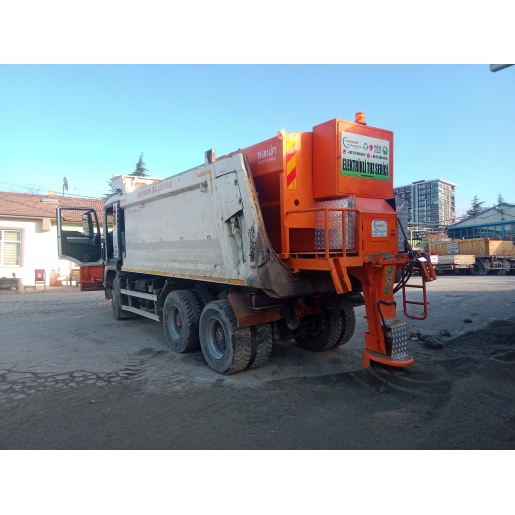 ELEKTRİKLİ TUZ SERPME MAKİNESİ / 7M3 / UZAKTAN KUMANDALI