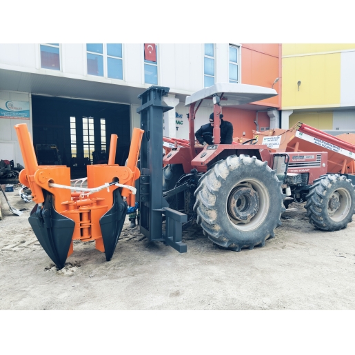 Ağaç Sökme Makinesi  Traktör ve İş Makinesi Arkasına Monteli.