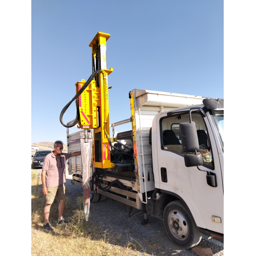 CTP,OMEGA,LEVHA,BARİYER GÜNEŞ PANELİ (GES) Direk Çakma Makineleri.