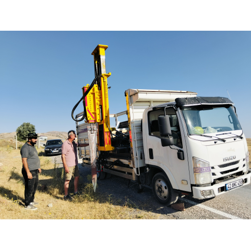 CTP,OMEGA,LEVHA,BARİYER GÜNEŞ PANELİ (GES) Direk Çakma Makineleri.