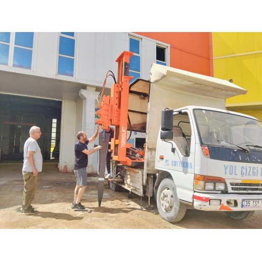 CTP,OMEGA,LEVHA,BARİYER GÜNEŞ PANELİ (GES) Direk Çakma Makineleri.